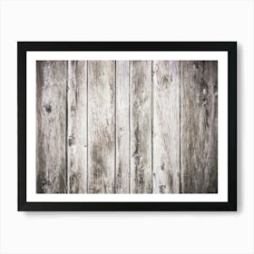 Old Wood Planks Art Print