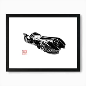 Batmobile Art Print