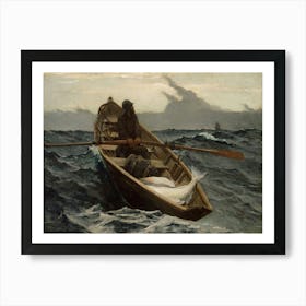 The Fog Warning, Winslow Homer Art Print