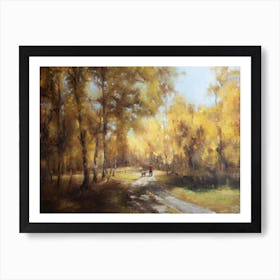 Autumn forest Art Print