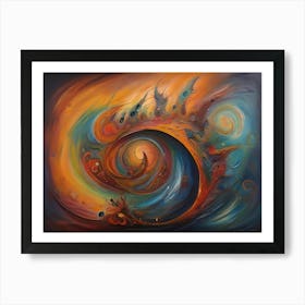 Swirling Vortex Art Print