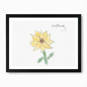 Sunflower Art Print