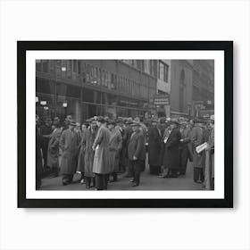 Untitled Photo, Possibly Related To Scene On 7th Avenue Near 38th Street, New York City By Russell Lee 1 Art Print