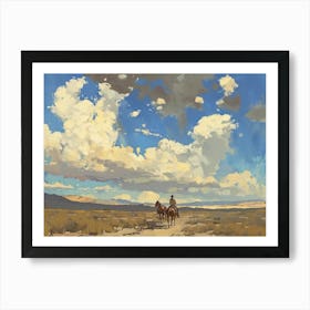 Cowboys In The West 1 Art Print