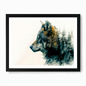 Wolf Symbolism - Lone Wolf Art Print