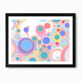 Abstract Circles 13 Art Print