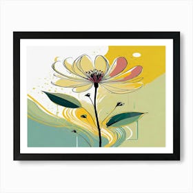 Flower Canvas Print Art Print