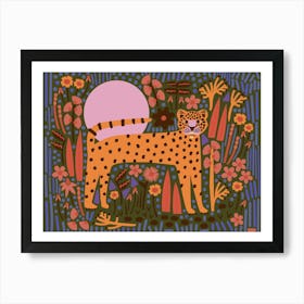 Cheetah Raarr Art Print