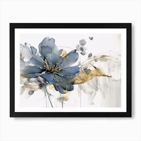 Watercolor Flower Painting Art Print