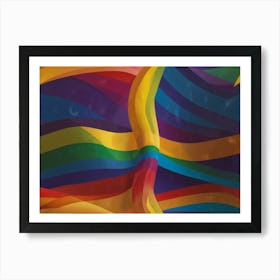 Rainbow Flag 1 Art Print