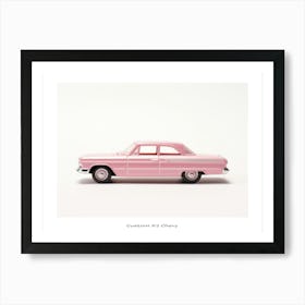 Toy Car Custom 62 Chevy Pink 2 Poster Art Print