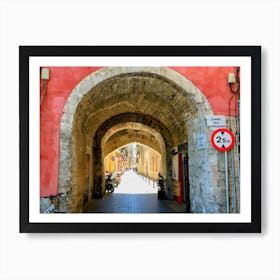 Archway in Old Ibiza (Spain Series) Art Print