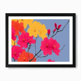 Colorful Flowers Art Print