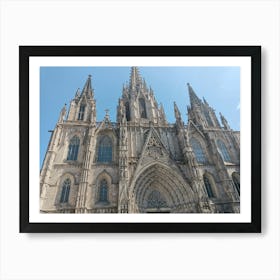 Cathedral Of Barcelona Art Print