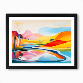 Calming Abstract Art Print