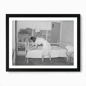 Untitled Photo, Possibly Related To Wife Of Member Of The Casa Grande Valley Farms, Pinal County, Arizona Making Art Print