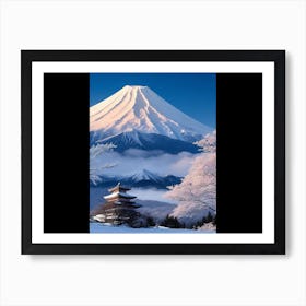 A Mountain In Japan Martin Dennis (1) Art Print