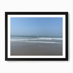 The beach Art Print