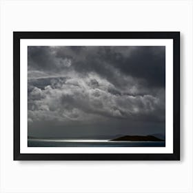 Cloudy Island Art Print