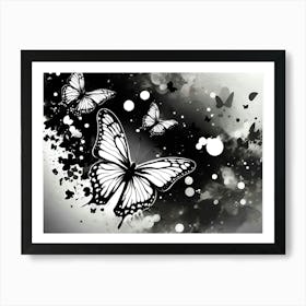 Butterfly Painting 74 Art Print