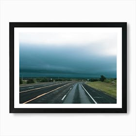 Storm And Road Poster