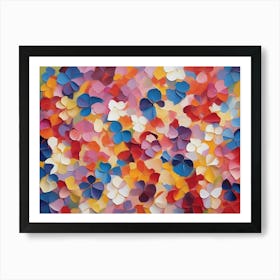 Dance Of Petals Art Print