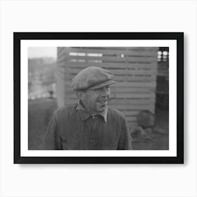 A Farmer Of Little Sioux Township, Woodbury County, Iowa By Russell Lee Art Print