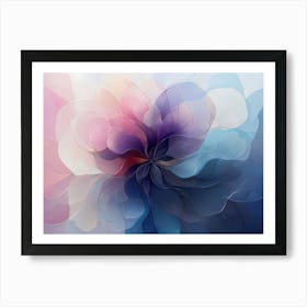 Abstract Flower 11 Art Print