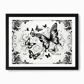 Butterfly Wall Art 5 Art Print