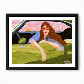 On The Road Art Print