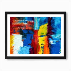 Acrylic Extruded Painting 73 Art Print