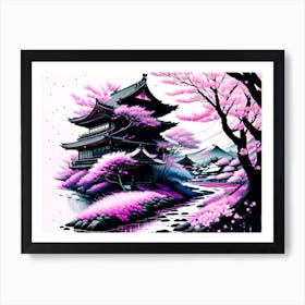 Sakura Painting 1 Art Print