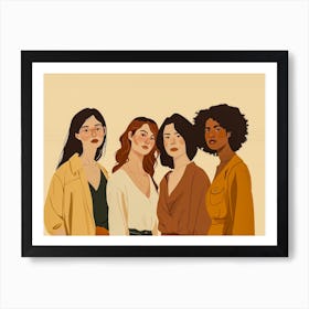 Four Women Art Print