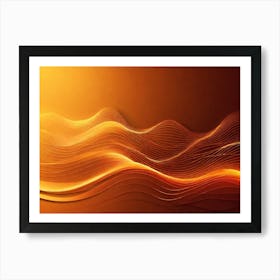 Abstract Wave Pattern 4 Art Print