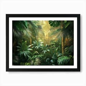 Tropical Jungle 7 Art Print