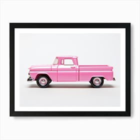 Toy Car 62 Chevy Pickup Pink Art Print