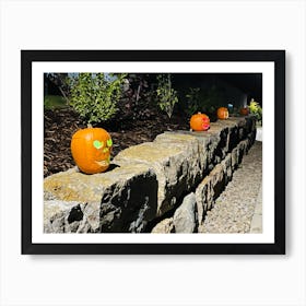 Halloween Pumpkins 22 Art Print
