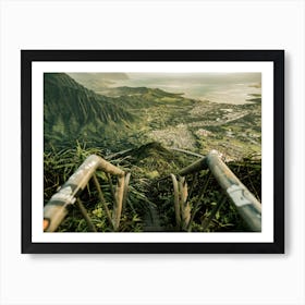 Hawaiian Mountain View Art Print