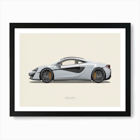 Mclaren 570s Car Style Art Print