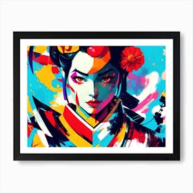 Geisha Girl 7 Art Print