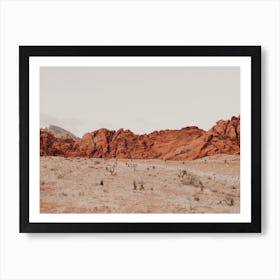 Nevada Red Rock Desert Art Print