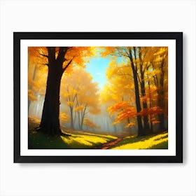 Autumn Forest 36 Art Print