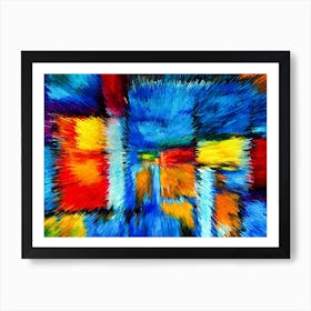 Acrylic Extruded Painting 505 Art Print