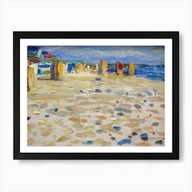 Wassily Kandinsky Beach Huts Art Print