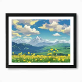 Mountains Of Dreams Art Print