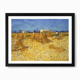 Corn Harvest In Provence, Vincent Van Gogh Art Print