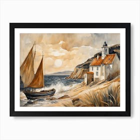 European Coastal Painting (160) Art Print