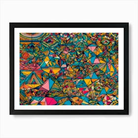 Versatility Psychedelic Art Art Print