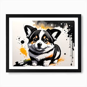 Corgi Painting 3 Art Print