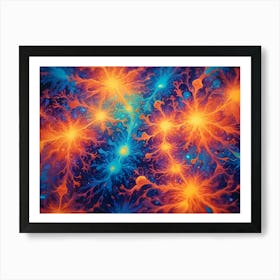 Abstract Image Of A Colorful, Swirling Pattern 2 Art Print